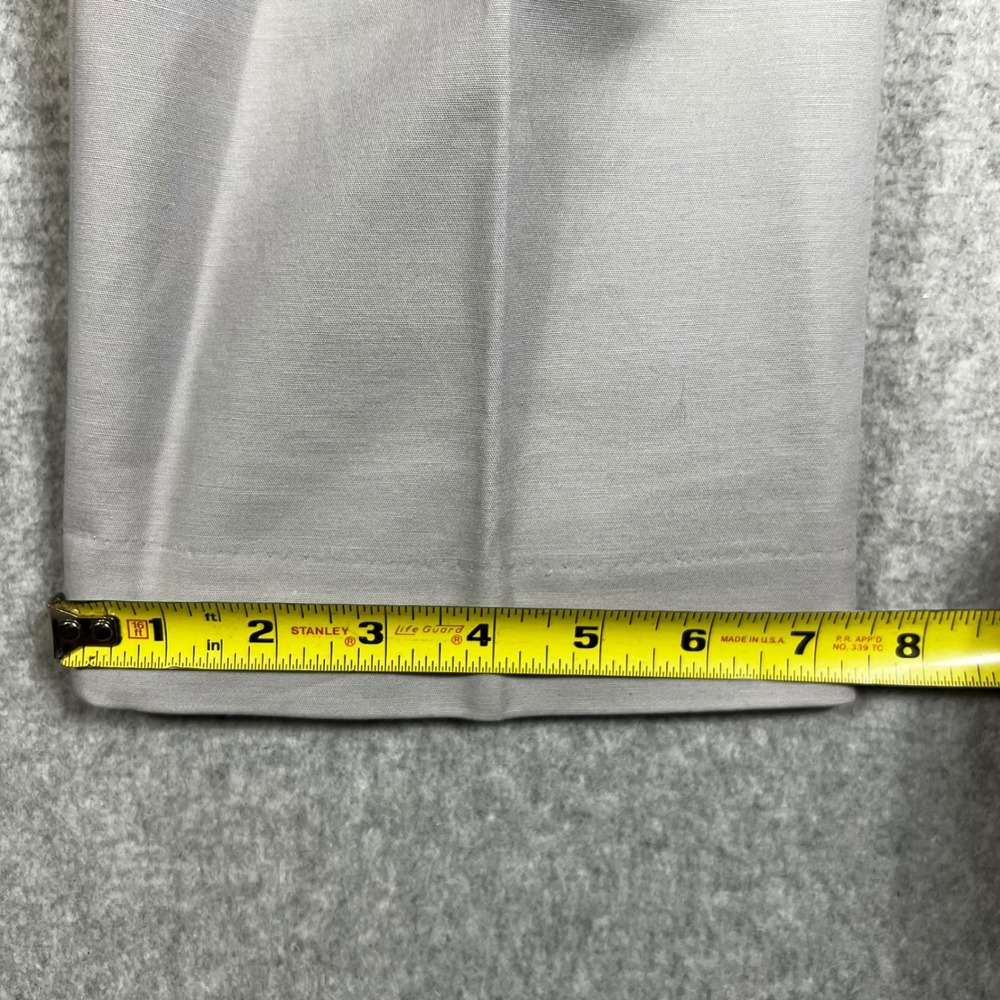 Liz Claiborne Audra Dress Pants Women 10 Silver Gray Straight NWT Professional - Picture 8 of 9